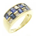 K18YG サファイヤ リング 1.80CT