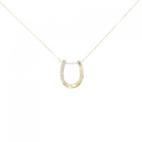 K10YG ホースシュー ダイヤモンド ネックレス