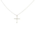 K18YG クロス ネックレス