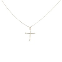K18YG クロス ネックレス