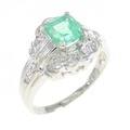 PT エメラルド リング 0.76CT