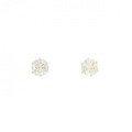 PT ソリティア ダイヤモンド ピアス 1.14CT