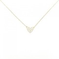 アーカー ハートパヴェ ネックレス 0.05CT