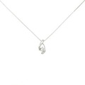 K10WG ダイヤモンド ネックレス 0.05CT