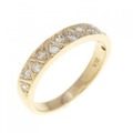 K18YG ダイヤモンド リング 0.31CT