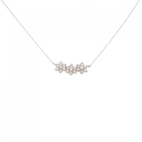 【新品】K18YG フラワー ダイヤモンド ネックレス 1.00CT