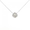 K18WG ダイヤモンド ネックレス 0.37CT