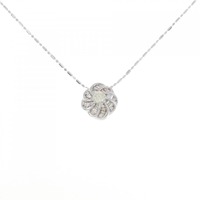 K18WG ダイヤモンド ネックレス 0.37CT