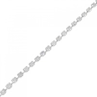 K18WG ダイヤモンド ブレスレット 3.13CT