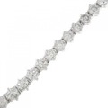 K18WG ダイヤモンド ブレスレット 8.26CT