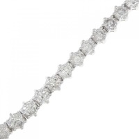 K18WG ダイヤモンド ブレスレット 8.26CT