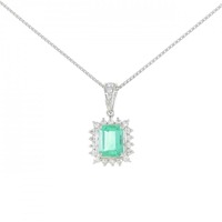 PT エメラルド ネックレス 0.814CT