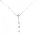 K18WG ダイヤモンド ネックレス 0.50CT