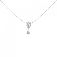 K18WG/585WG ダイヤモンド ネックレス 0.30CT