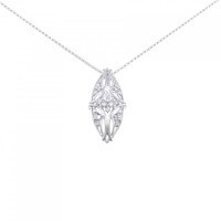 PT フラワー ダイヤモンド ネックレス 0.51CT