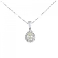 K18WG ダイヤモンド ネックレス 0.318CT