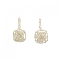 K18YG ダイヤモンド ピアス 0.80CT