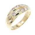 K18YG ダイヤモンド リング 0.27CT