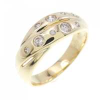 K18YG ダイヤモンド リング 0.27CT