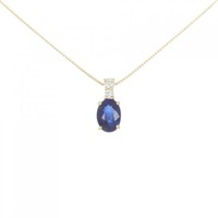 K18YG サファイヤ ネックレス 0.75CT