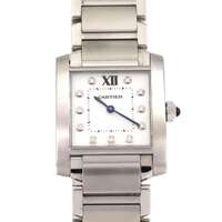 カルティエ タンクフランセーズMM・11P WE110007 SS クォーツ