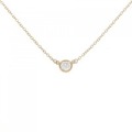 ティファニー バイザヤード ネックレス 0.18CT F VVS1 3EXT