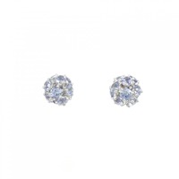 K18WG/K14WG サファイヤ ピアス 1.60CT