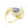 K18YG サファイヤ リング 0.60CT