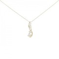【リメイク】K18YG ダイヤモンド ネックレス 0.15CT