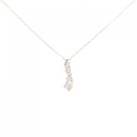 【リメイク】K18YG ダイヤモンド ネックレス 0.15CT