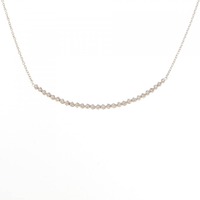 K18PG ダイヤモンド ネックレス 0.200CT