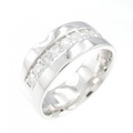 K18WG ダイヤモンド リング 0.70CT
