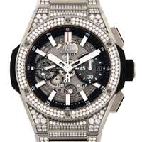 ウブロ ビッグバンインテグレーテッドチタニウムパヴェ 451.NX.1170.NX.3704 TI 自動巻