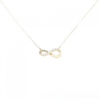 【リメイク】K18YG ダイヤモンド ネックレス 0.10CT