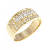 K18YG ダイヤモンド リング 0.58CT