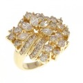 K18YG ダイヤモンド リング 2.58CT
