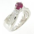 PT ルビー リング 0.60CT