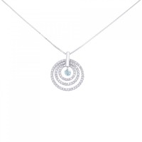 K18WG ダイヤモンド ネックレス 0.60CT