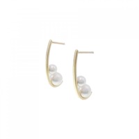 K18YG アコヤパール ピアス