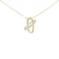 K18YG ダイヤモンド ネックレス 0.09CT