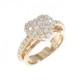 ポンテヴェキオ ハート ダイヤモンド リング 0.51CT