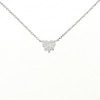 PT ダイヤモンド ネックレス 1.00CT D SI2 ハートシェイプ