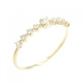 【リメイク】K18YG ダイヤモンド リング 0.15CT
