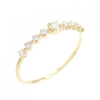 【リメイク】K18YG ダイヤモンド リング 0.15CT