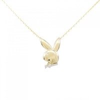 K18YG/PT ラビット ダイヤモンド ネックレス 0.02CT