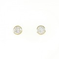 【リメイク】K18YG/ST ダイヤモンド ピアス 0.507CT 0.542CT G I1 VG-GOOD