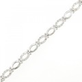 K18WG ダイヤモンド ブレスレット 0.40CT