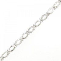 K18WG ダイヤモンド ブレスレット 0.40CT