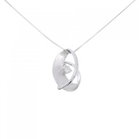 K18WG ダイヤモンド ネックレス 0.32CT