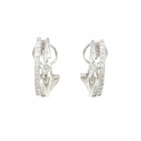 K18WG ダイヤモンド ピアス 0.40CT